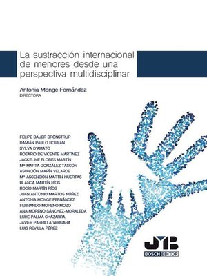 cover image of La sustracción internacional de menores desde una perspectiva multidisciplinar
